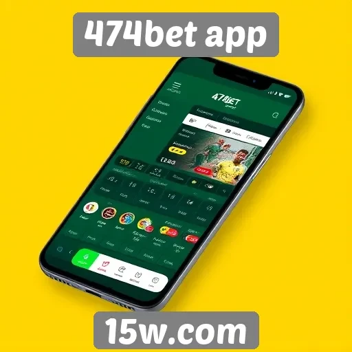 Avaliação da interface do 474bet app