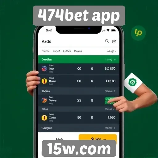 Comparação de odds no 474bet app
